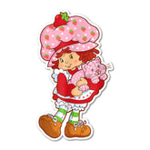 4" Retro 80s 90s Strawberry Cartoon Character Laminated Sticker Laptop Sticker classic retro nostalgic cartoons gift perfect for tablet pc tumbler phone mug kindle and more